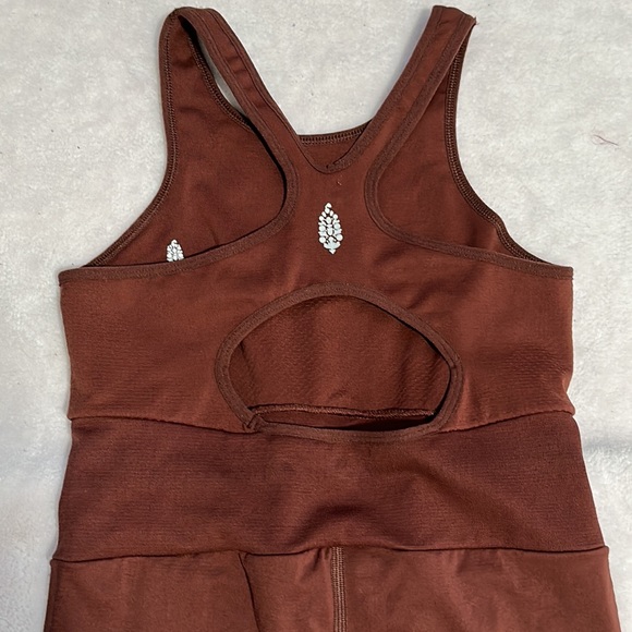 NWOT Free People Every Single Time Runsie Color Chocolate Size XS/S - Picture 9 of 10